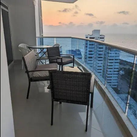 Hermoso Con Vista Al Mar / Ac / Hot Watter / Gym / Jacuzzy, Pool / 1608 Apartment Cartagena