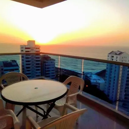 Apartment Hermoso Con Vista Al Mar / Ac / Hot Watter / Gym / Jacuzzy, Pool / 1608 *